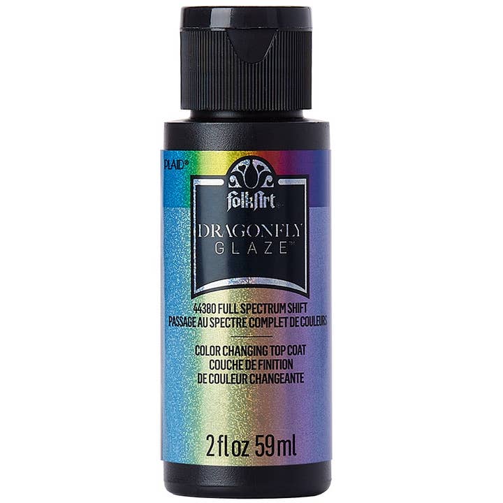 Plaid Crafts - Wholesale Craft Supplies - FolkArt Dragonfly Glaze - Full Spectrum Shift 2oz
