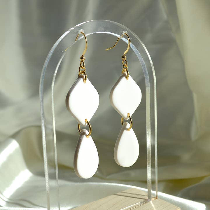 The Anna | Lightweight Dangle Earrings for wholesale by Clay Jewels by Jules