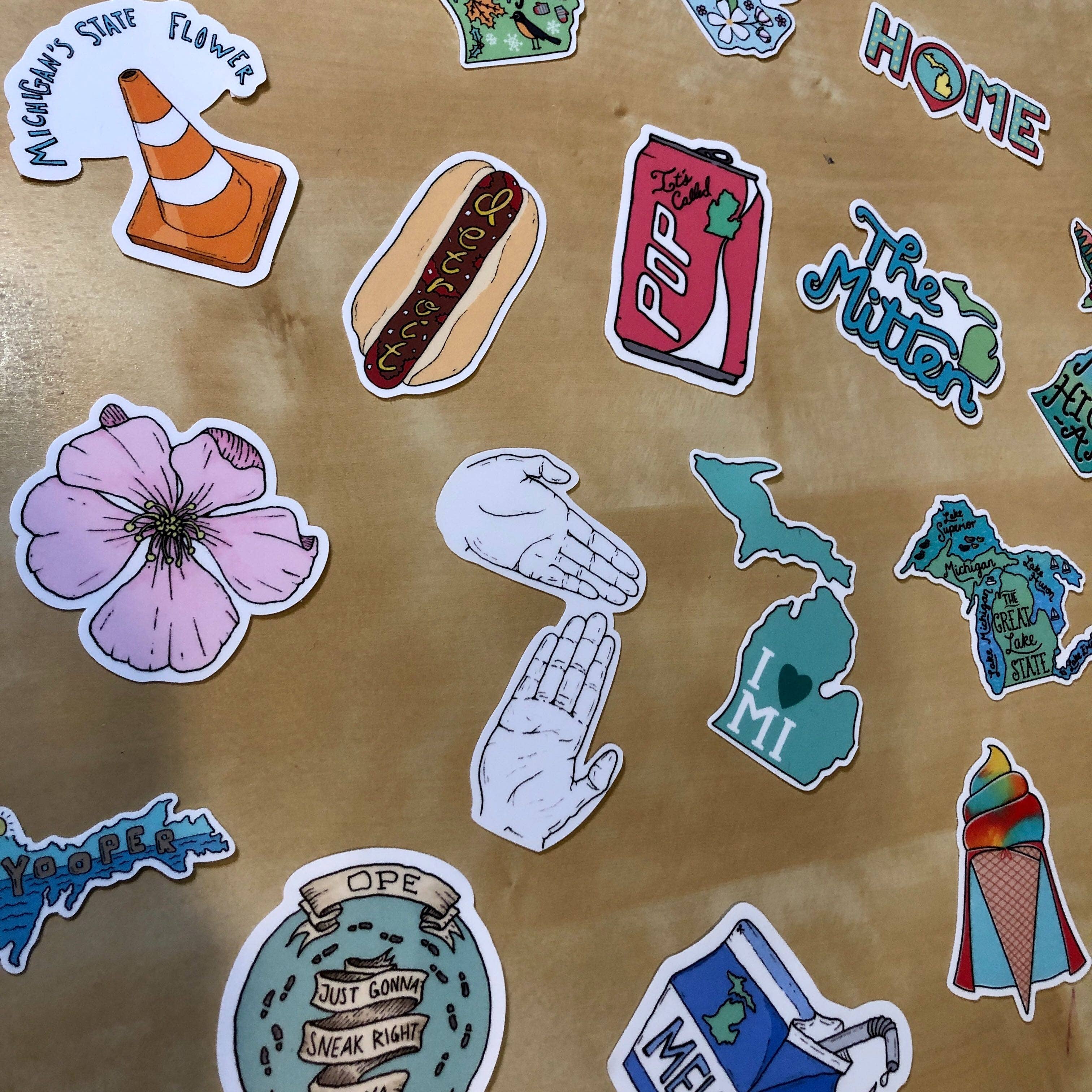 Big Moods - Wholesale Sticker - The Great Lake Sticker - Michigan Sticker1