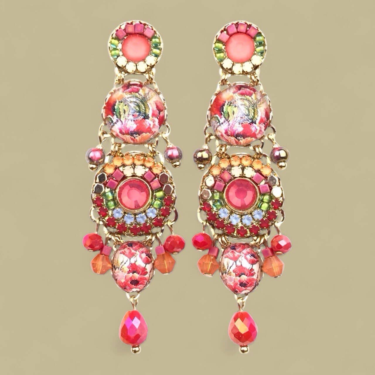melizijewelry – wholesale Dangle earrings – Paraiso crystal earrings0