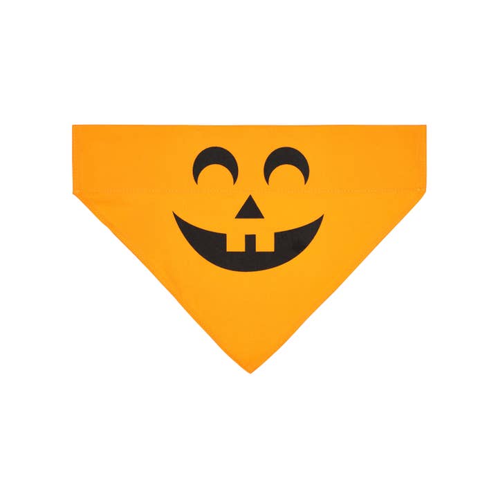 Pearhead - Wholesale Pet Bandana - Dog - Pumpkin Dog Halloween Bandana, M/L