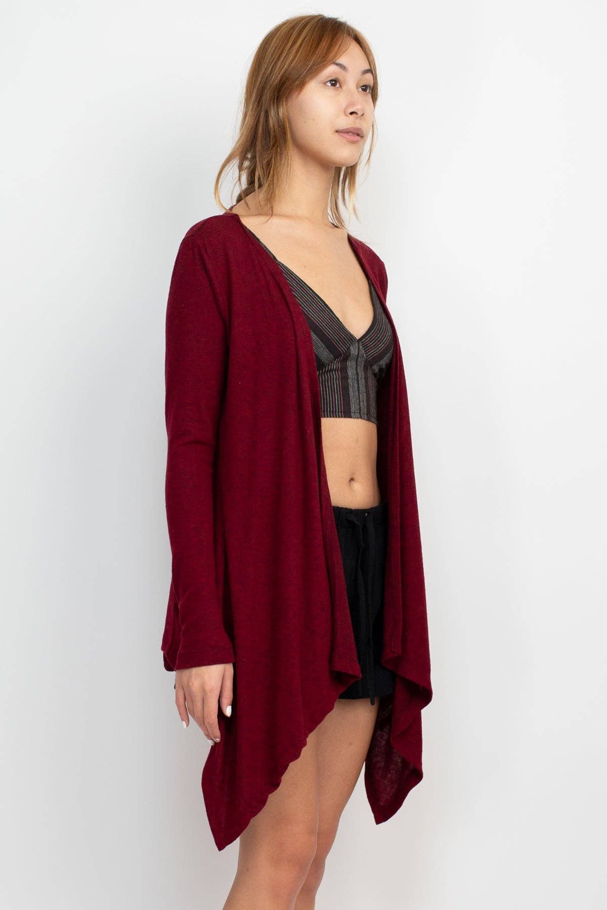 Lakhays Collection Inc. - Wholesale Cardigan - Women's - Women's Boho Beats Waterfall Soft Winter Cardigan1