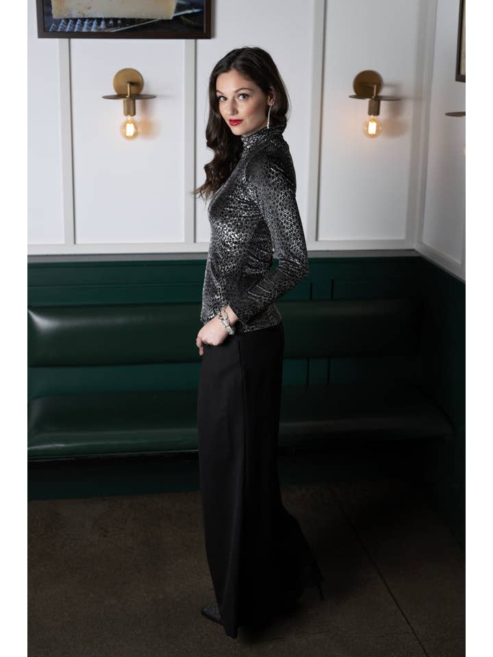 Rachel Walters Collection - Wholesale Knit Top - Women's - Silja Top Snake1