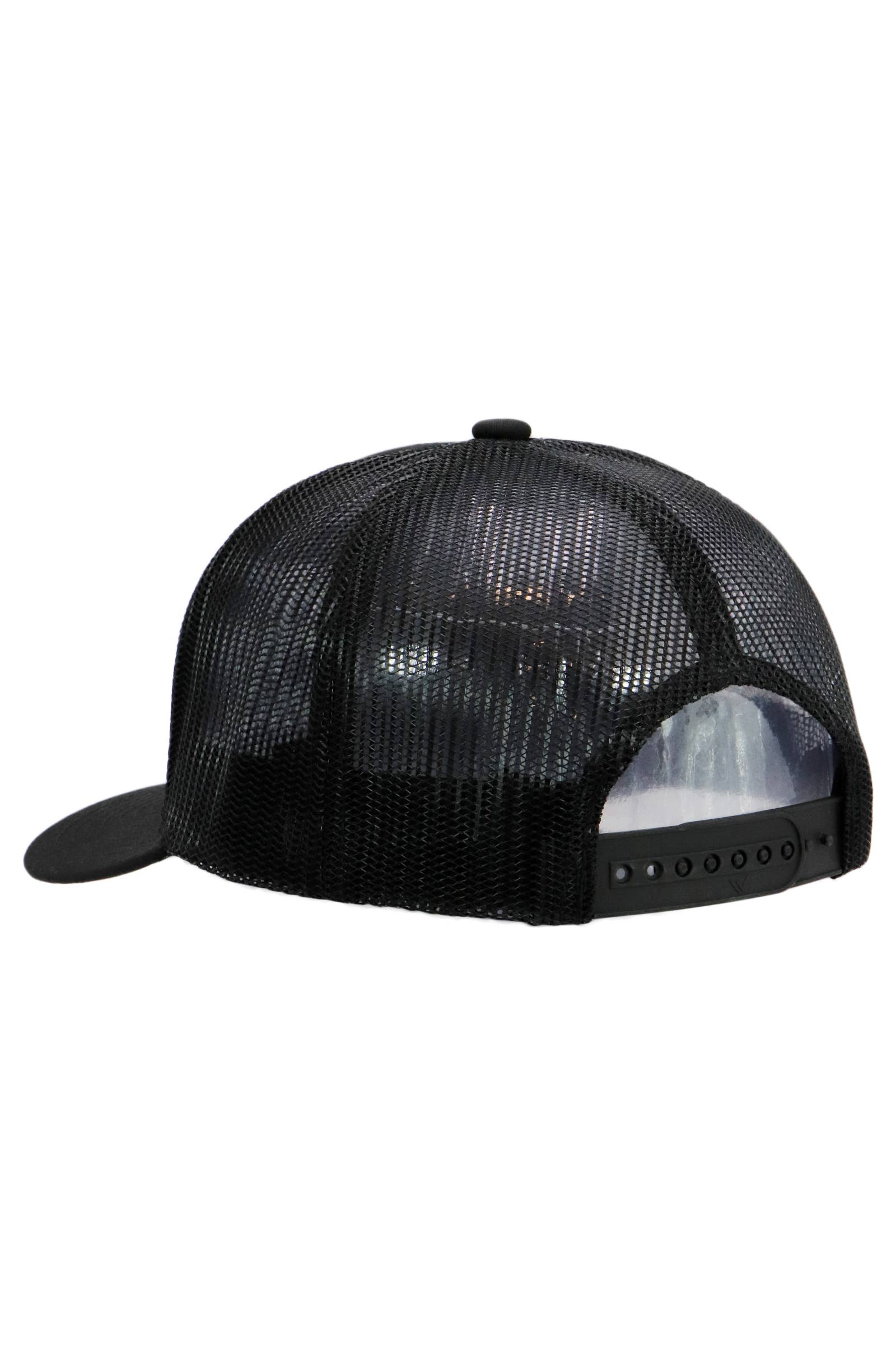 Cap Zone - Vente Casquette de camionneur – unisexe - Casquette de camionneur en maille avec drapeau américain à ligne bleue de la police2