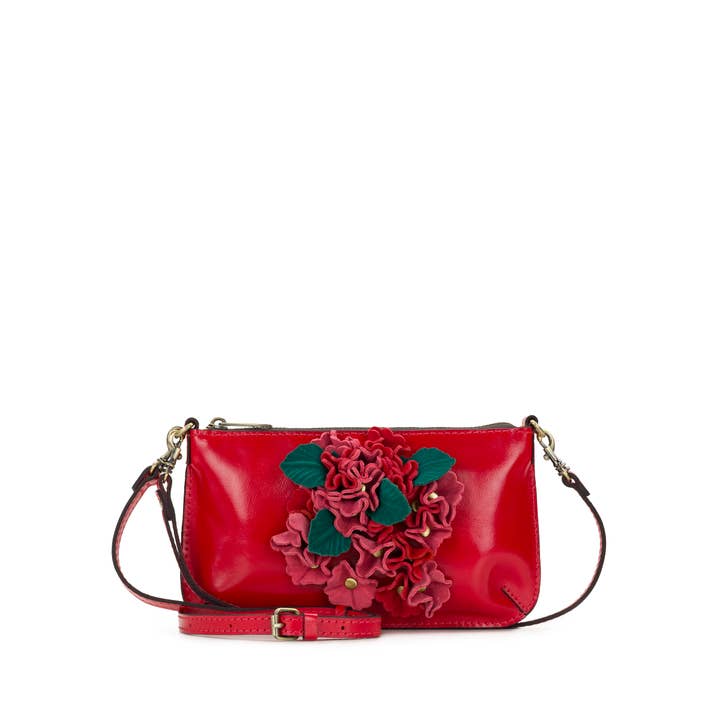 Laurina Wristlet Crossbody - Hydrangea Embellishment for wholesale by Patricia Nash