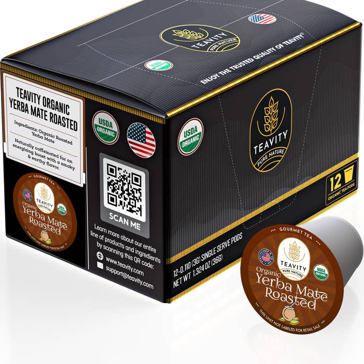 Økologisk Yerba Mate ristet te for engroshandel hos Teavity