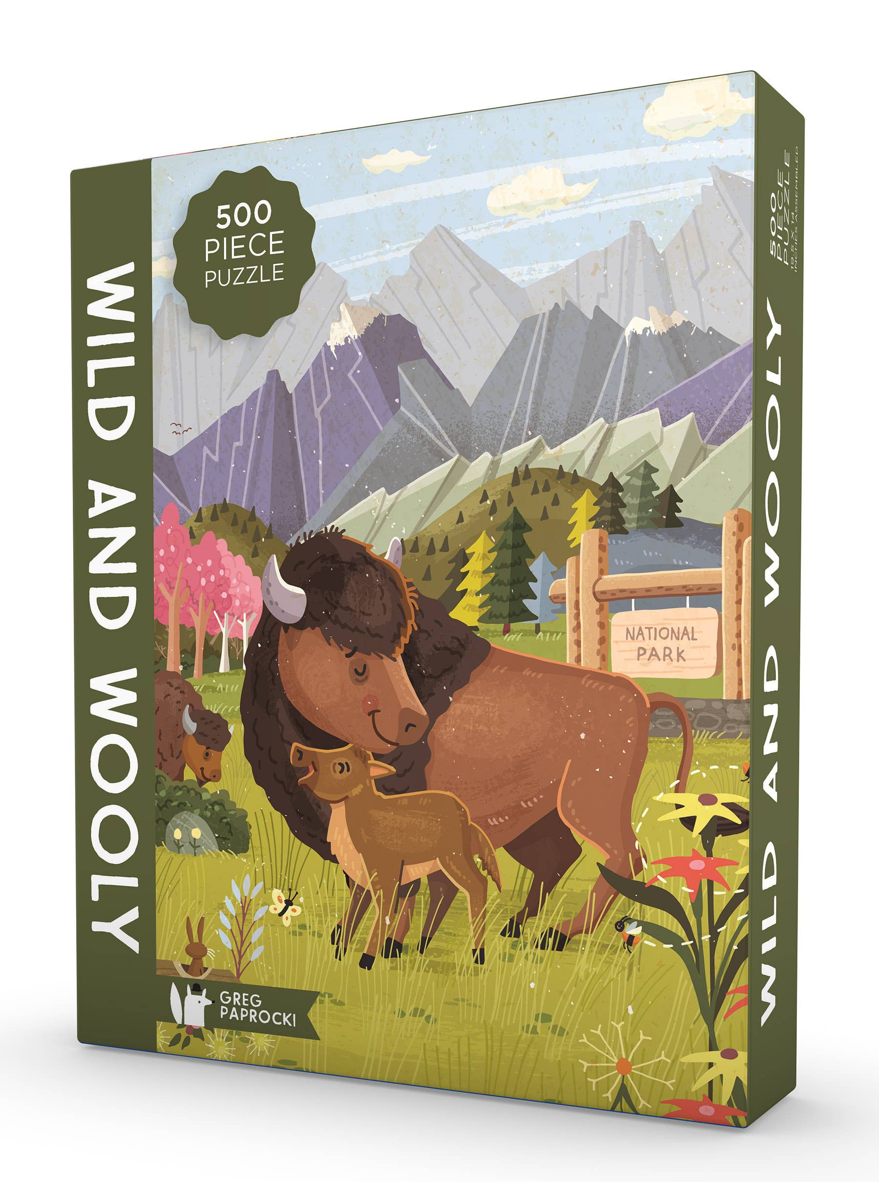 Gibbs Smith - Wholesale Puzzle - Adult - Wild and Wooly Puzzle0