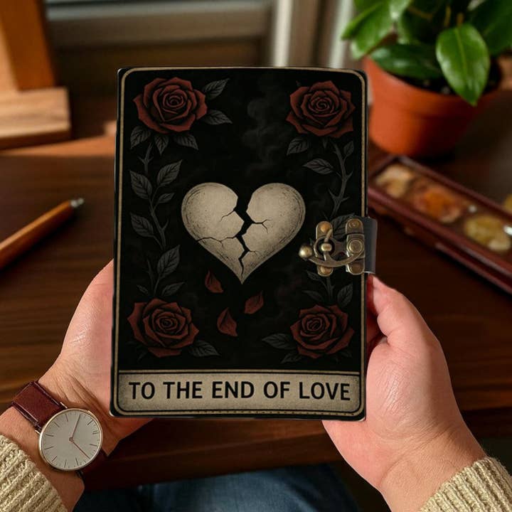 Broken Heart Leather Journal To The End of Love Handmade and other Purchase Wholesale once upon a broken heart. Free Returns & Net 60 Terms on Faire trending on Faire.
