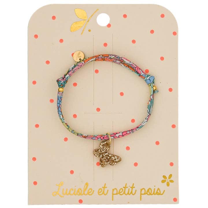 Bracelet Liberty - Vahiné (papillon) pour la vente par Luciole et Petit Pois