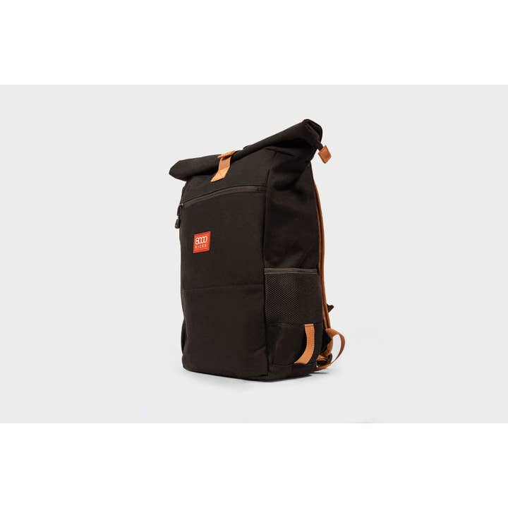 8000Kicks - Wholesale Backpack - Unisex - Everyday Hemp Backpack in Black1