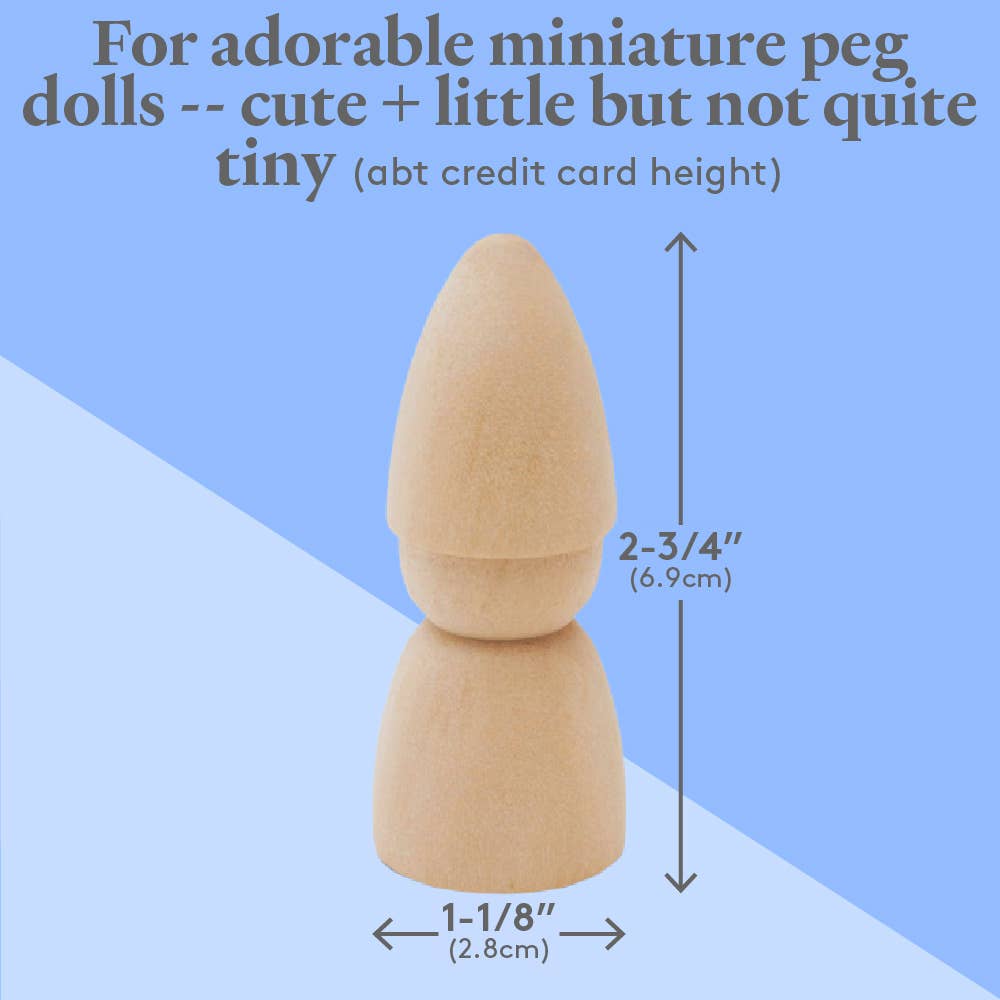 Woodpeckers Crafts - Wholesale DIY Craft Kit - 2-3/4" Gnome Peg Doll5