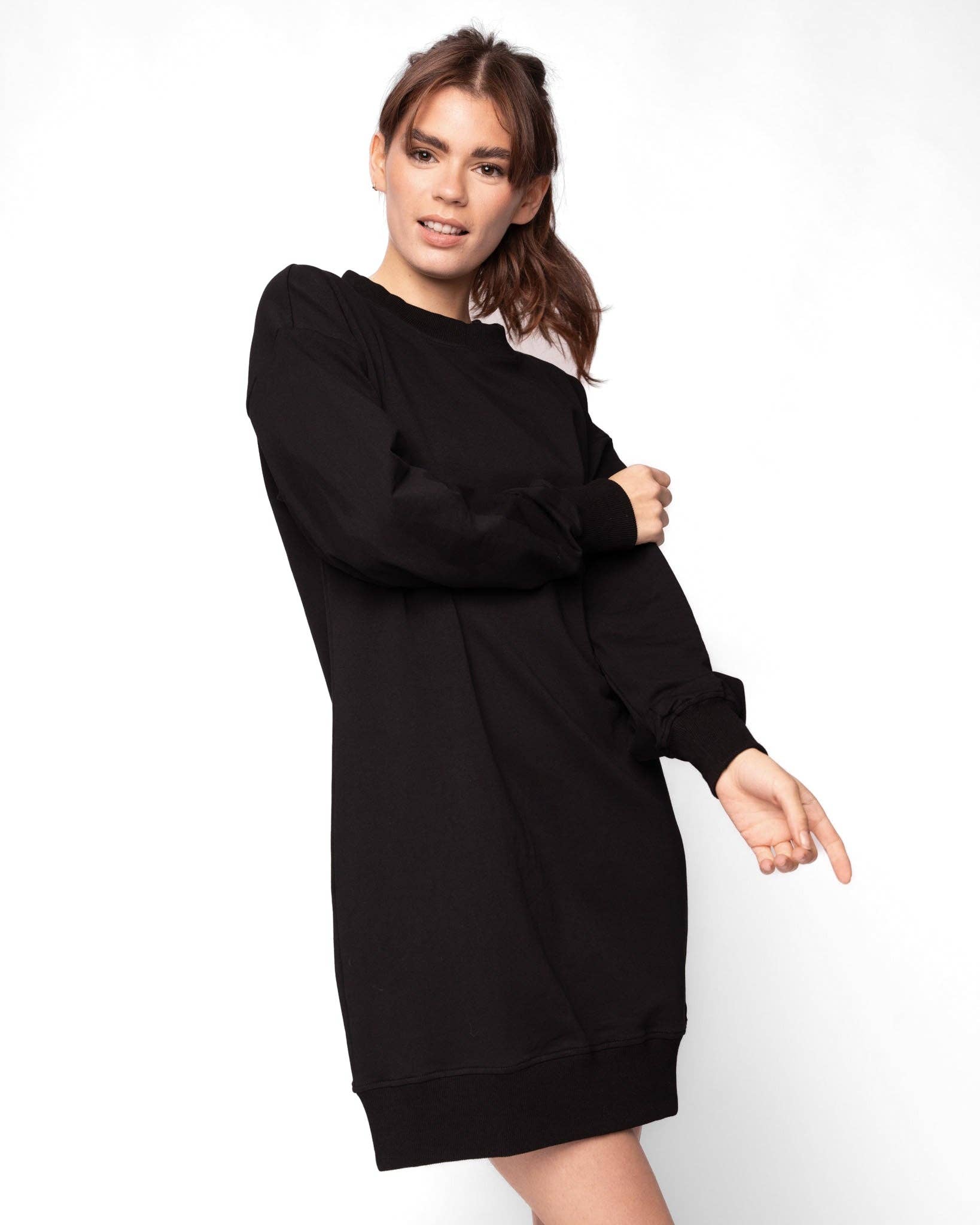 Recollection Brand - Wholesale Dress - Women's - Oversized Sweatshirt Dress5