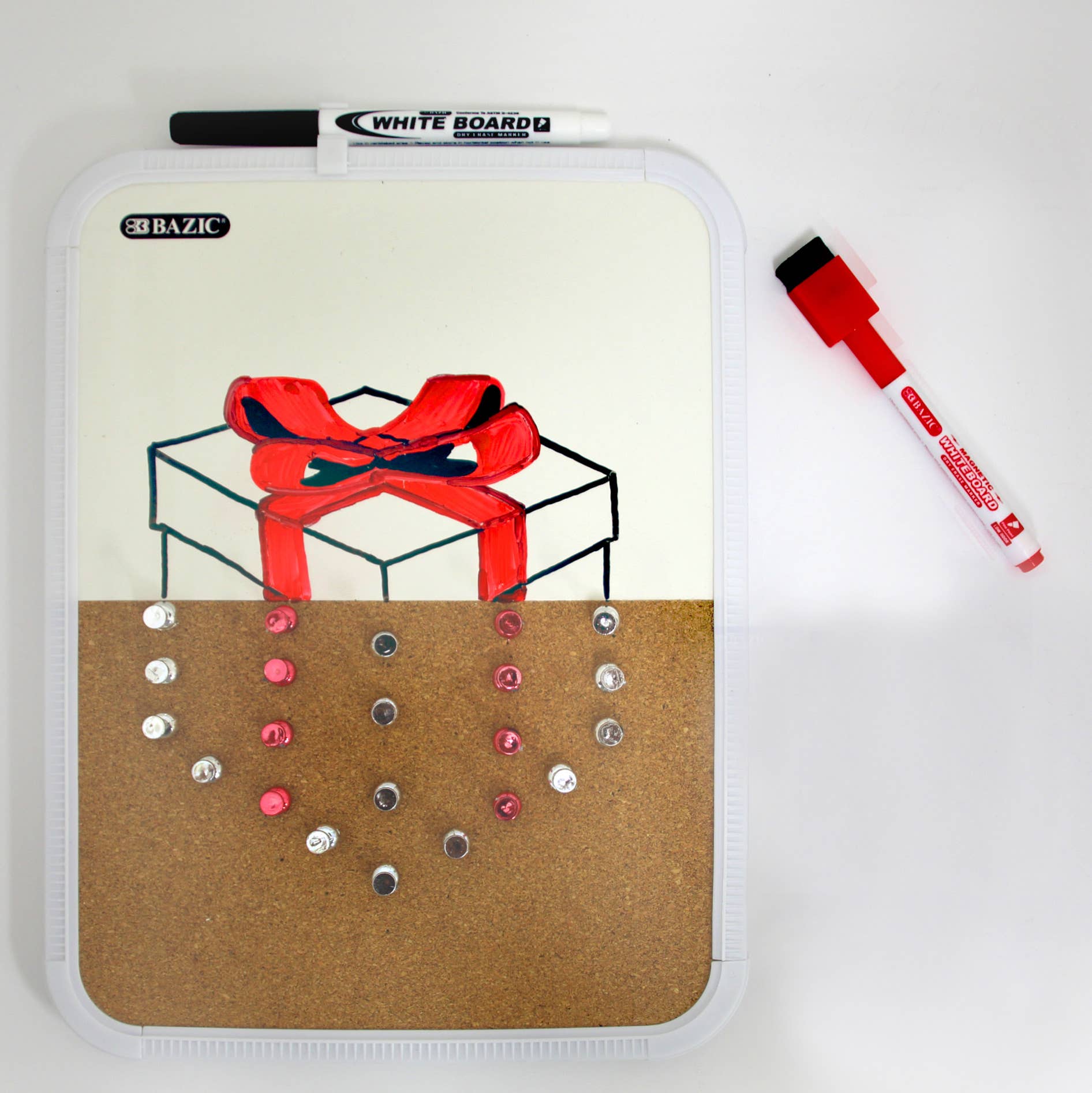 BAZIC Products - Wholesale Marker - Magnetic Bright Color Dry-Erase Markers (6/Pack)4