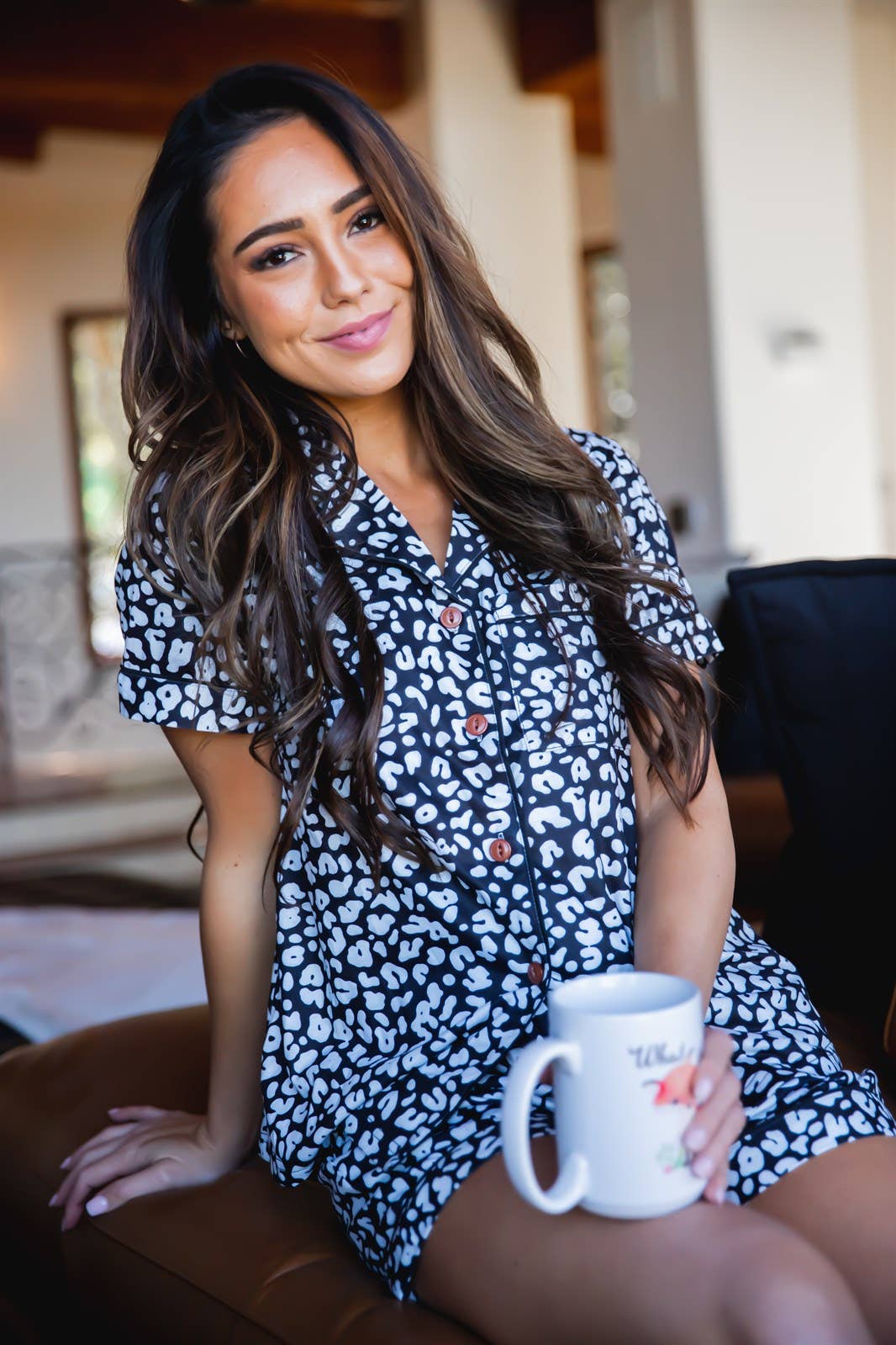 Tickled Teal - Wholesale Sleepwear Set - Women's - The Heidi Animal Pajama Set9