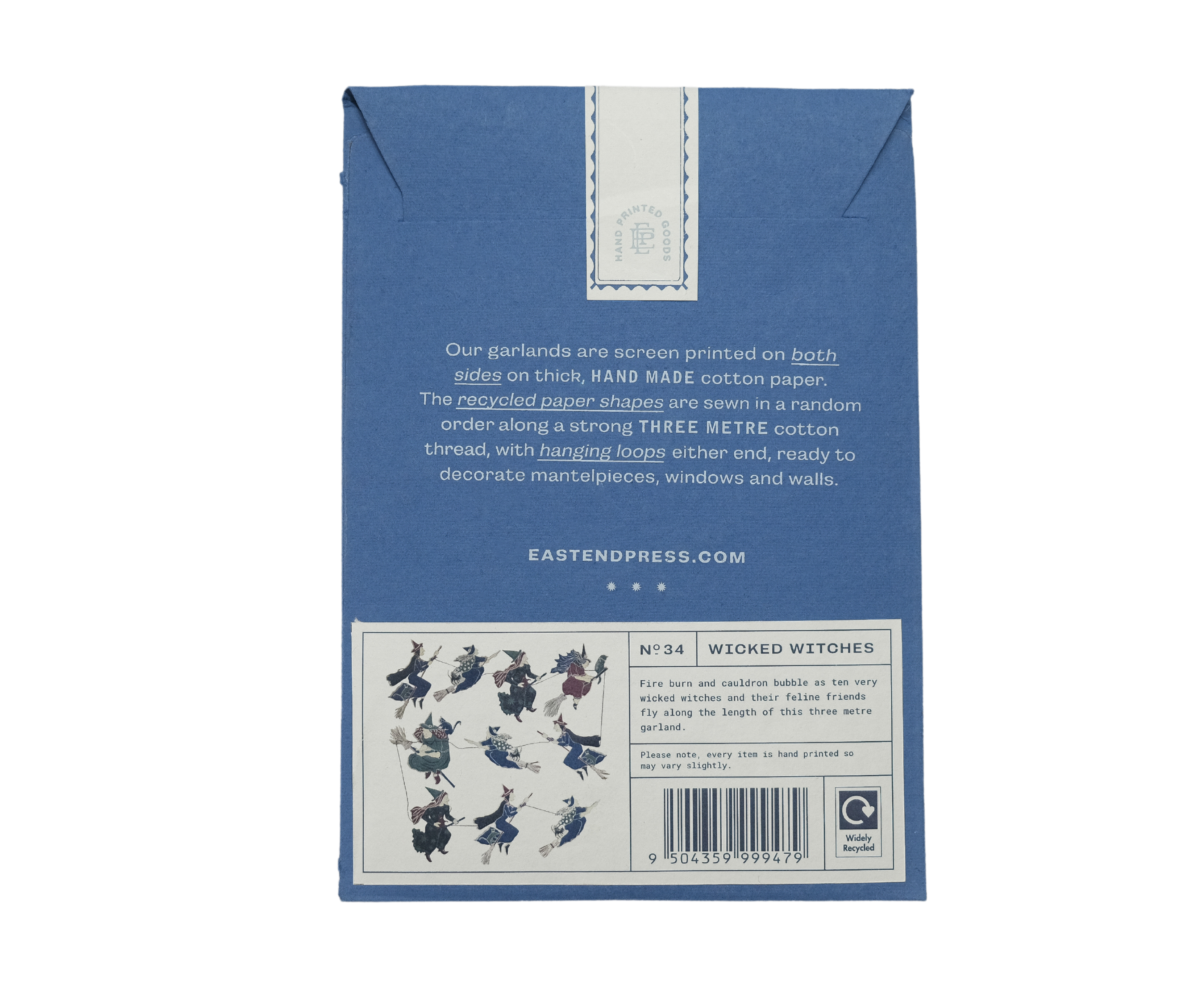 East End Press – wholesale Bunting/Krans – Wicked Witches sydd girlang16