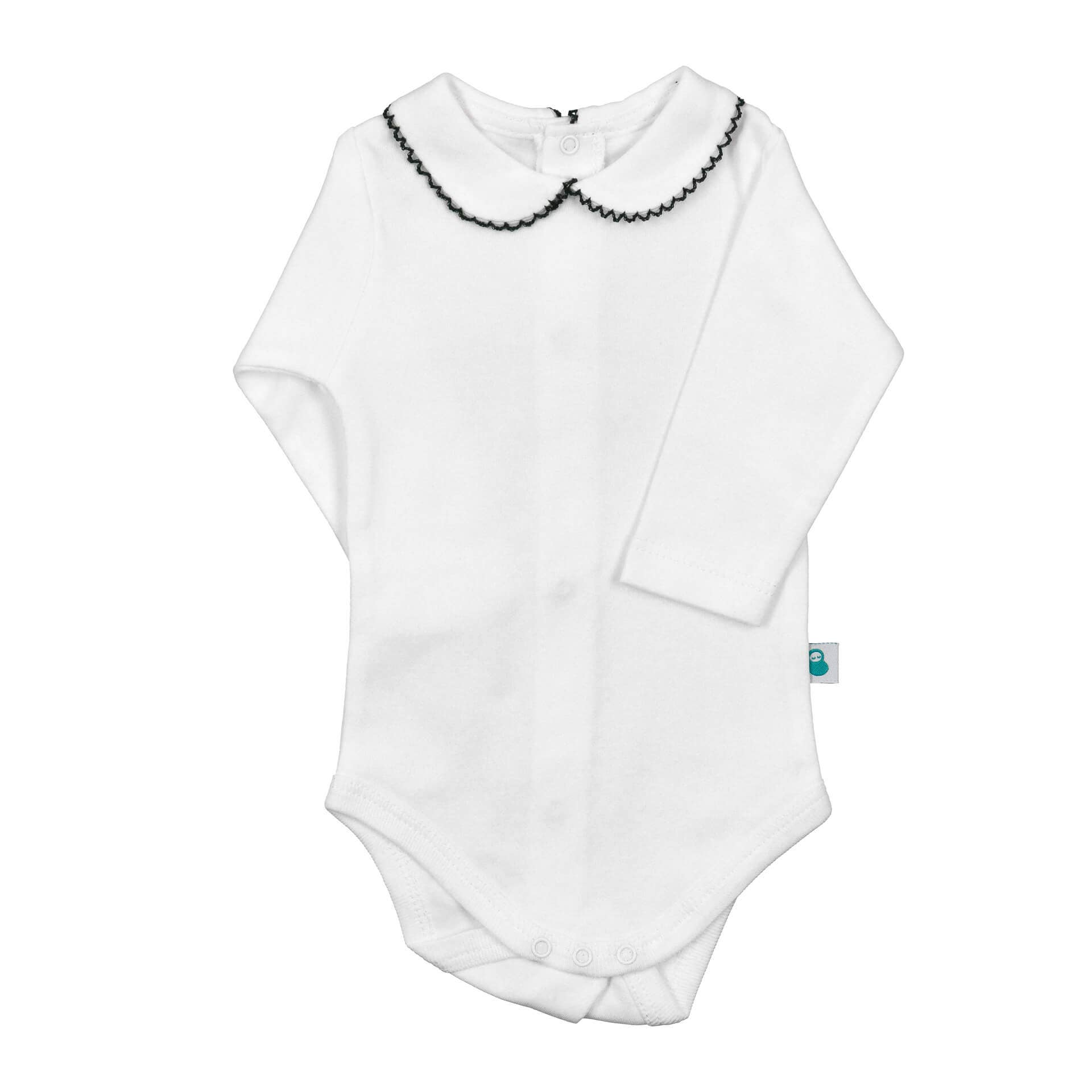Bean Baby Clothes - Wholesale Bodysuit (Non-Footed) - Baby - Cotton Baby Bodysuit Onesie with Peter Pan Collar3