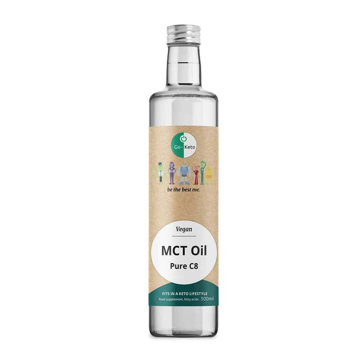 KetoFitShop - Venta al por mayor Aceite de cocina - Aceite MCT orgánico Keto Pure C8 500 ml