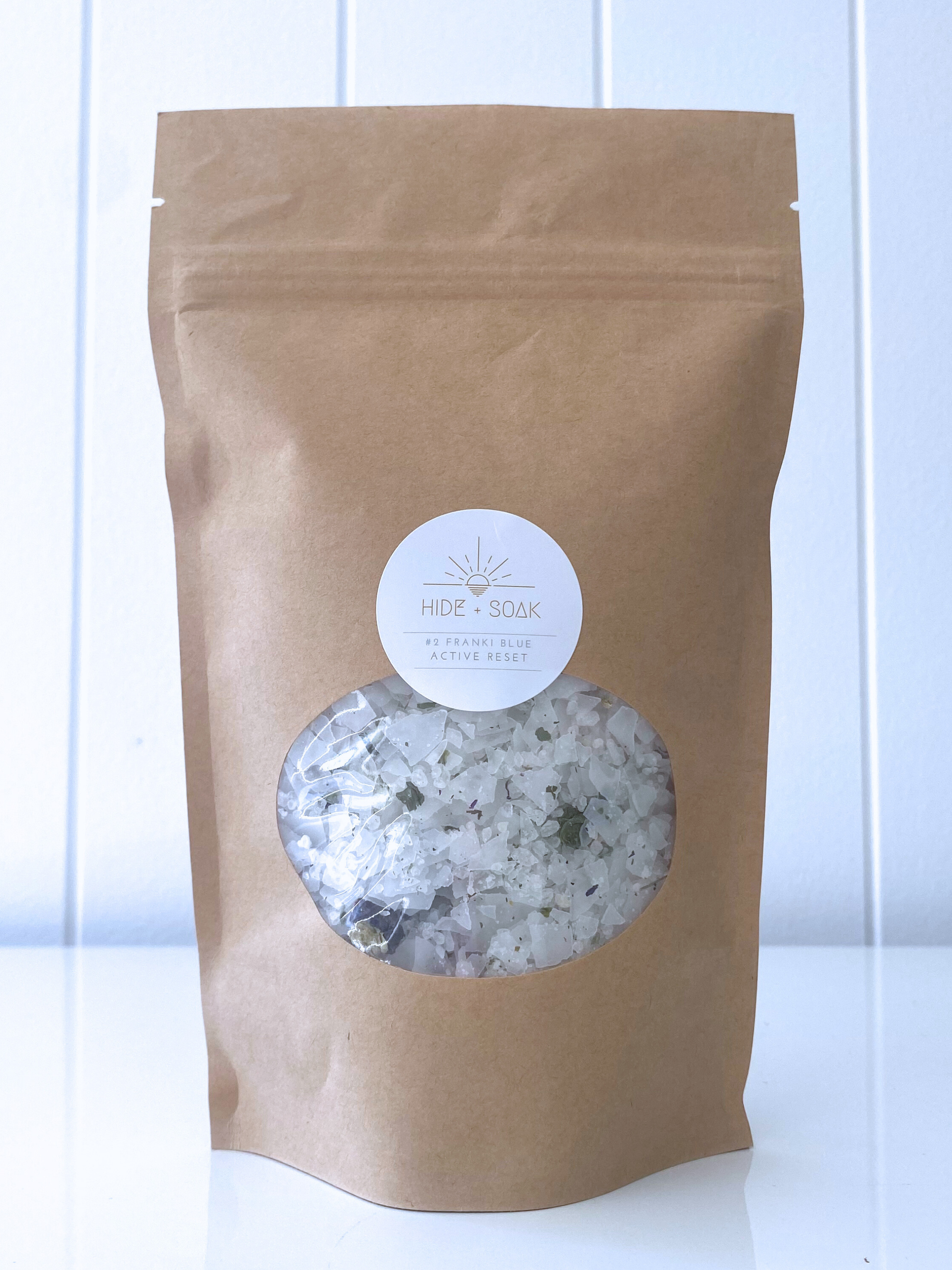 Hide + Soak | Luxurious Bath Soaks & Magnesium Oil - Wholesale Bath soak/milk - #2 Franki Blue - Active Reset - Magnesium Bath + Foot Salts1