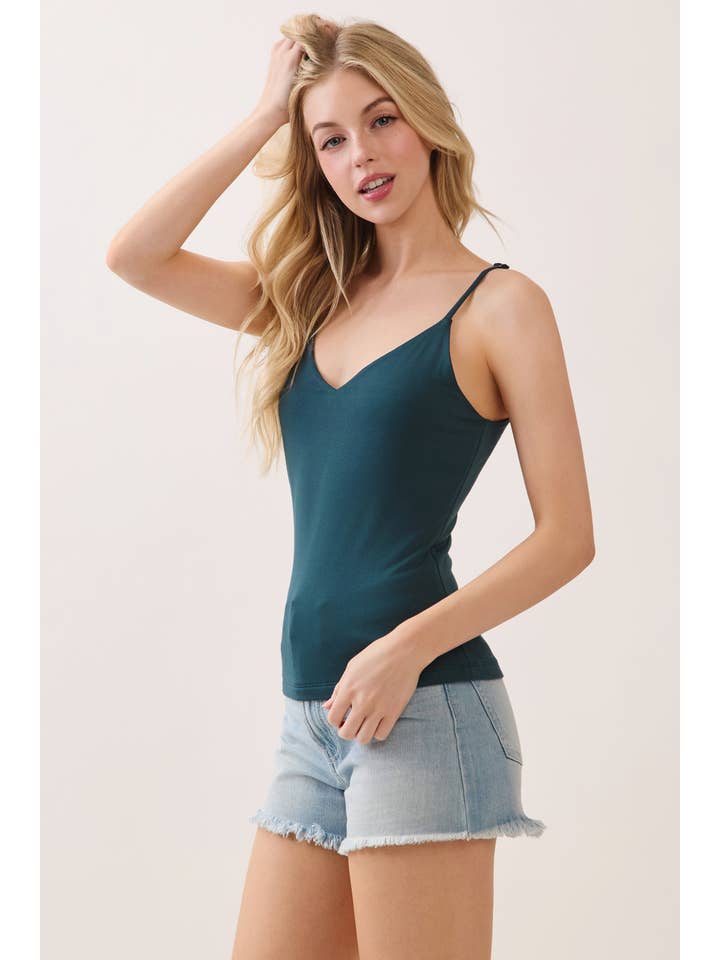 Final Touch - Wholesale Camisole - Women's - DOUBLE LAYERED V- NECK CAMI TOP - VT1613126