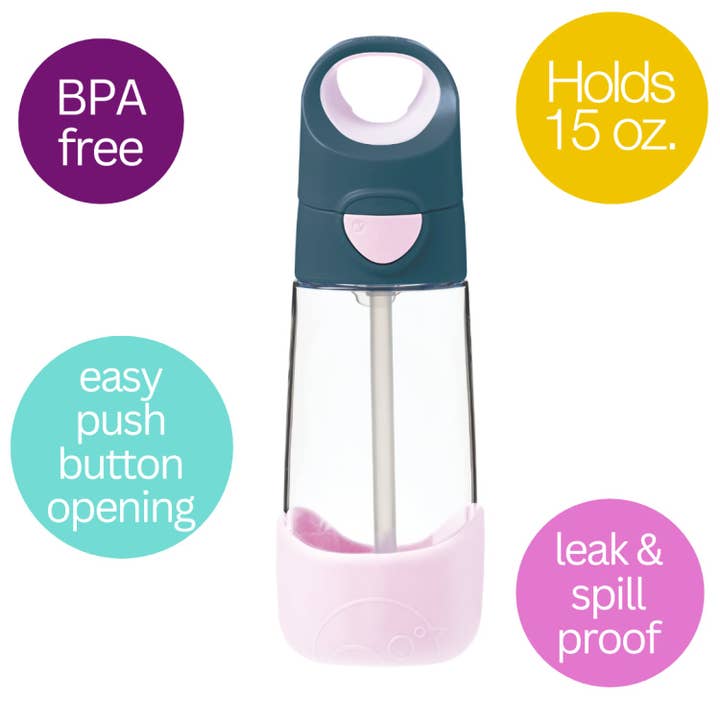 b.box USA - Wholesale Water Bottle - 15oz Tritan™ drink bottle - indigo rose2