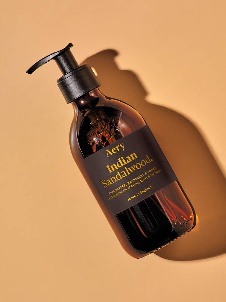 Indian Sandalwood Amber Hand Wash for wholesale by Aery Living