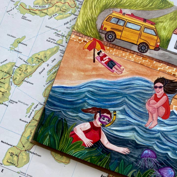 Samantha Dolan - Wholesale Everyday Greeting Card - Day at the Scottish Seaside Greeting Card 3