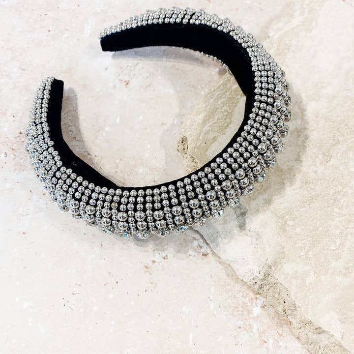 Angels Whisper Accessories – wholesale Fashion headband – women's – Jodie Beaded Embellished Headband