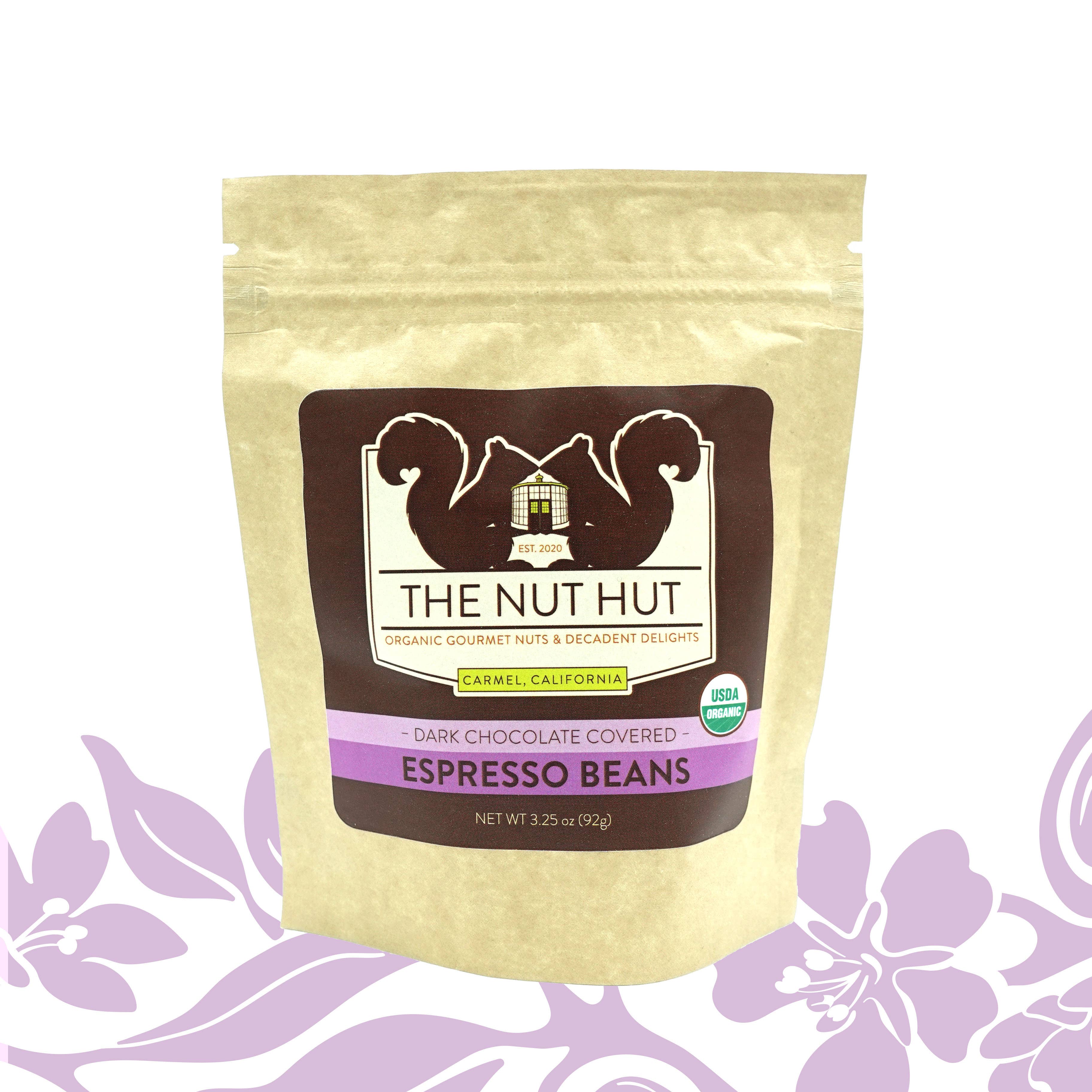 The Nut Hut - Venta al por mayor Dulces con chocolate - Granos de café espresso de chocolate negro orgánicos3