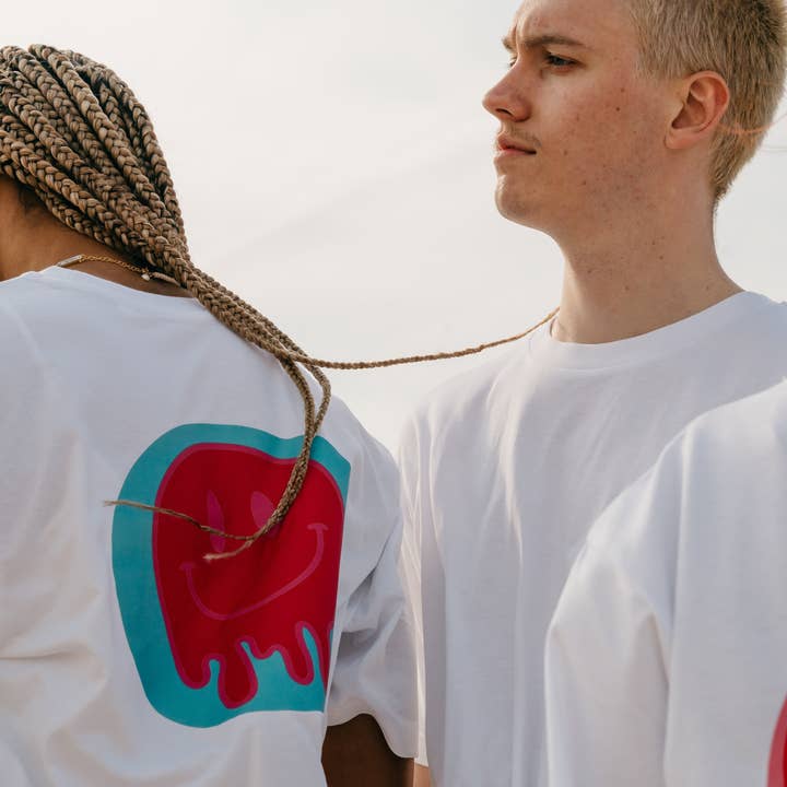 Camiseta « Drippy Smiley » para venta al por mayor de Atelier Jean