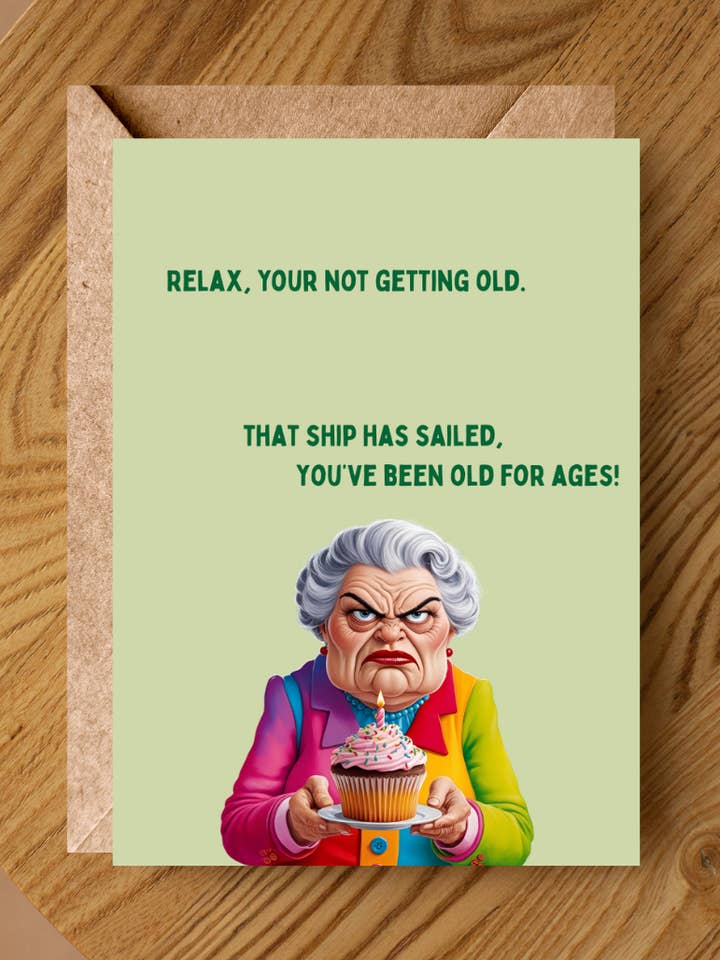 RELAX BIRTHDAY CARD for wholesale by Bayside Treasures