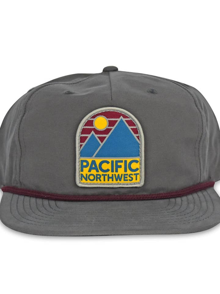 Alpine 5-Panel Snapback for wholesale by Northwest Vibes Supply Co.