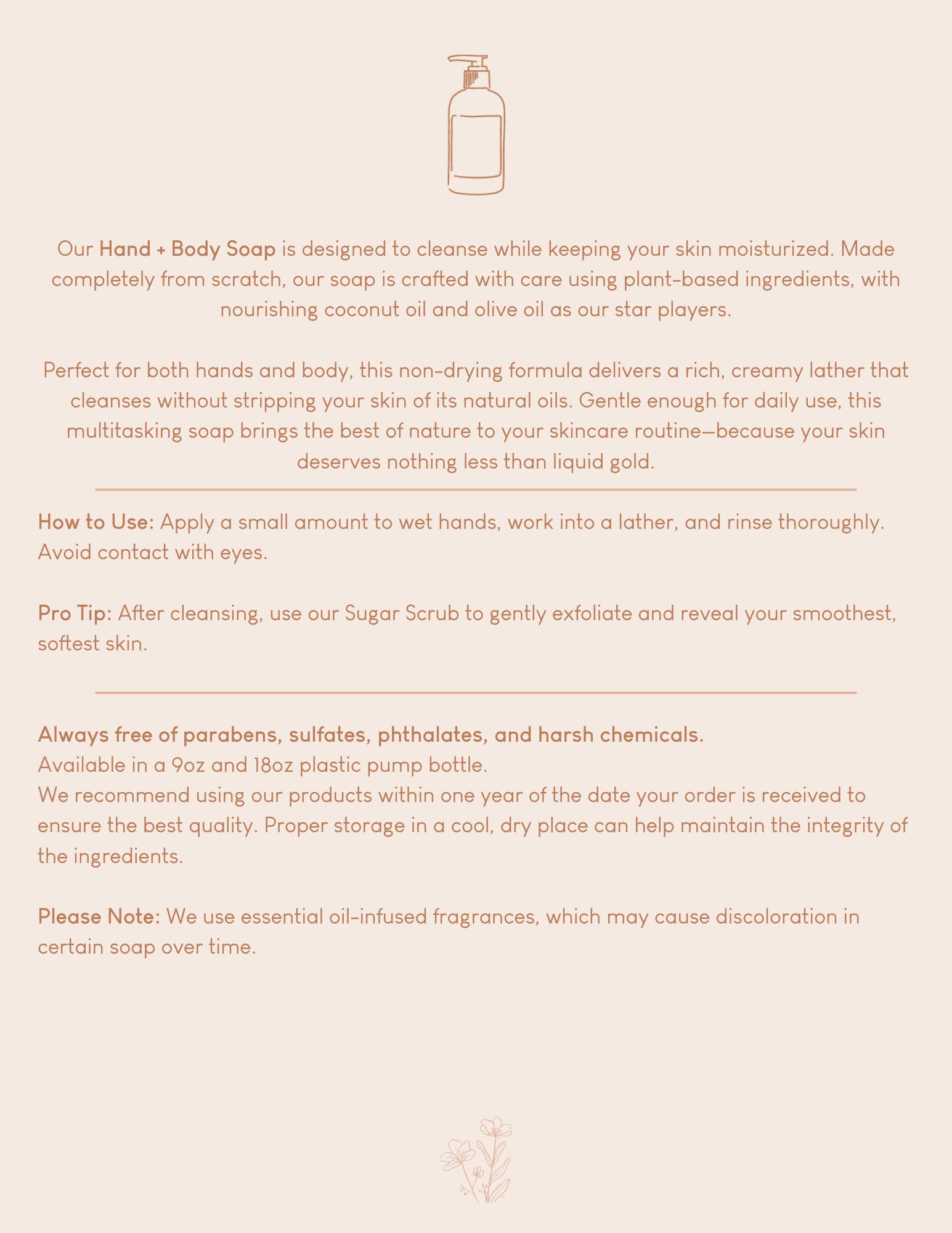 Aria Rose Bath Co - Wholesale Hand Soap/Wash - Pink Pepper Hand + Body Liquid Soap - Dawn Collection1