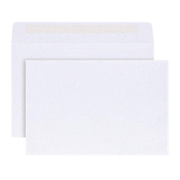 6x9 Booklet Envelopes with Gummed Closure, 24lb White Wove Paper for wholesale by Reskid