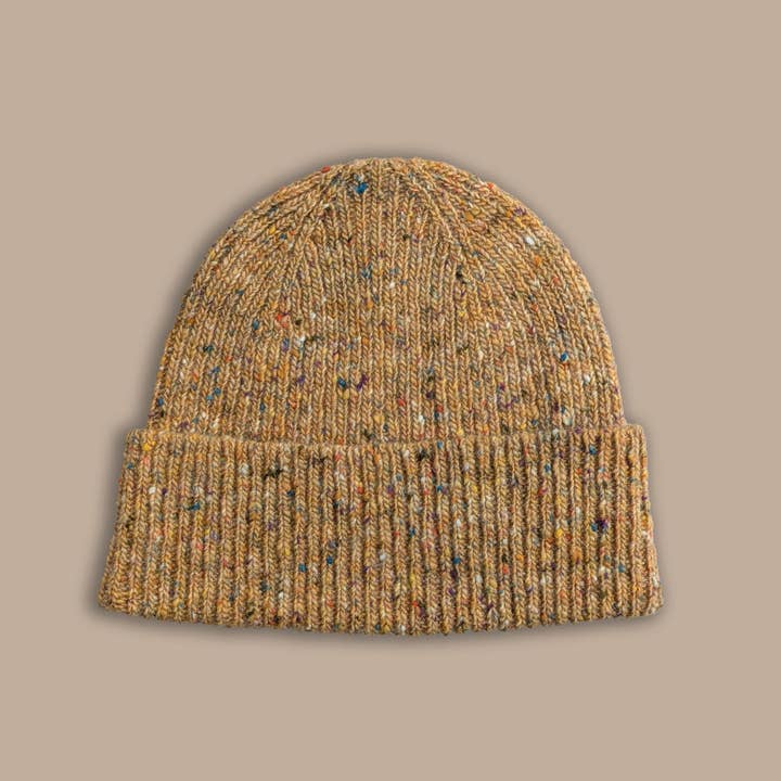 ROVE Knitwear – wholesale Beanie – Unisex – Unisex Donegal Beanie | Yellow Confetti0