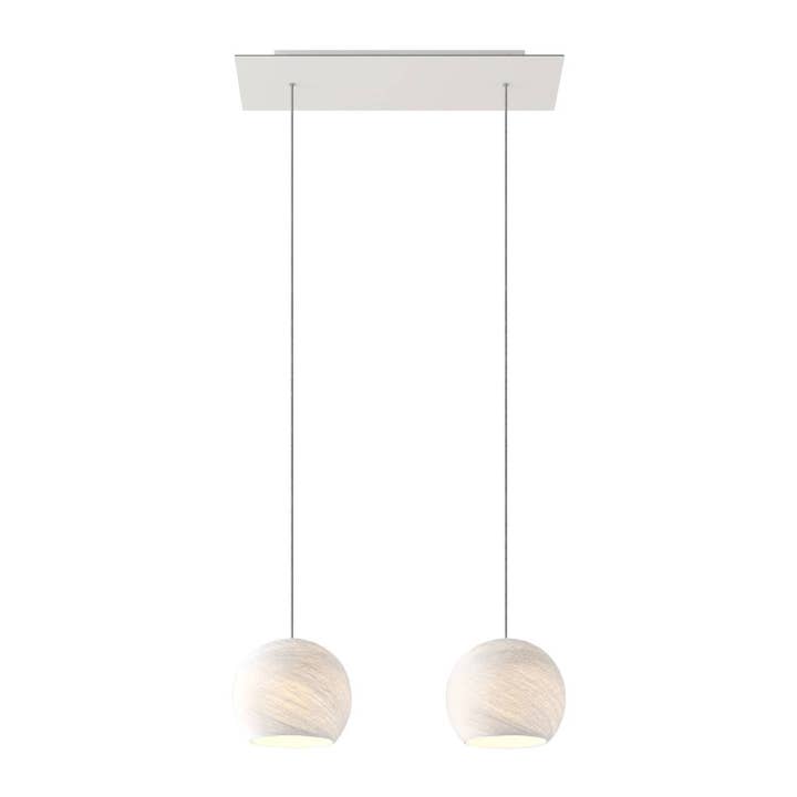 2-faldet pendel med XXL Rose-One rektangulær 675 for engroshandel hos LIGHTINUP S.R.L.