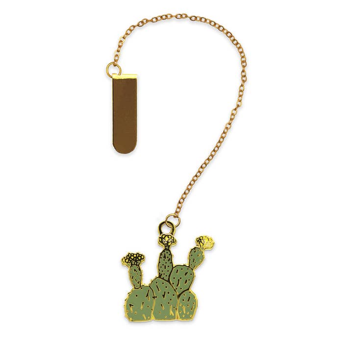 Yellow Prickly Pear Cactus Bookmark for wholesale by Adventure Booty