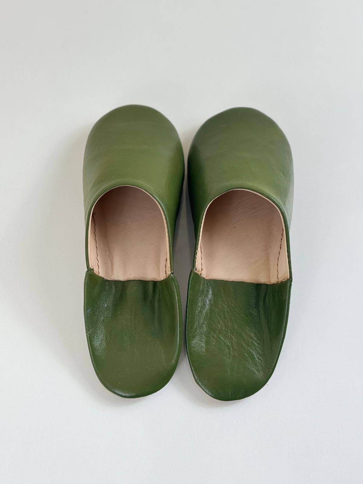 Gran Wholesale - Wholesale Slippers – Unisex - Handmade Moroccan Olive Leather Slippers