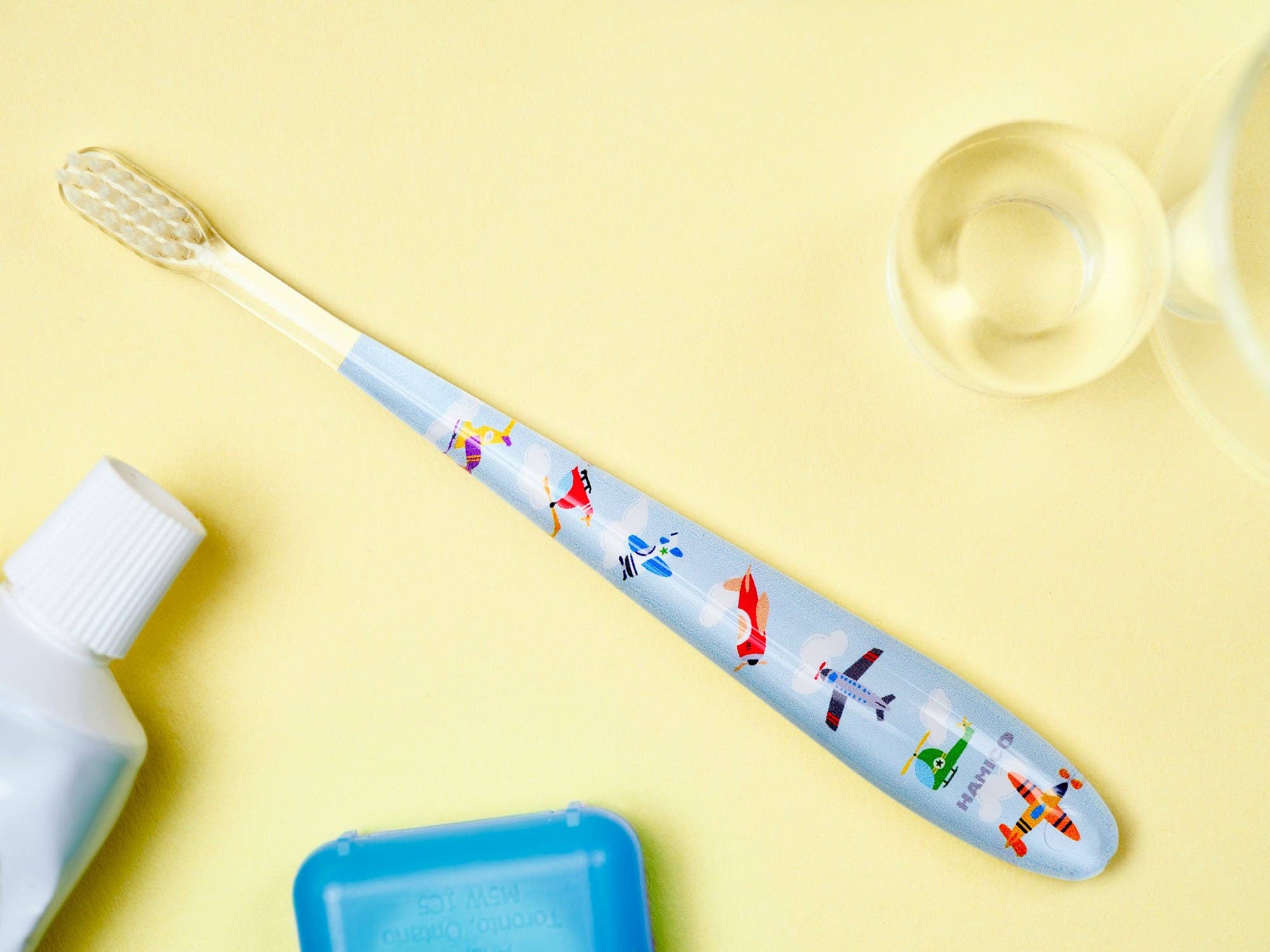 HAMICO -Innovative Toothbrush - Wholesale Toothbrush - Kids & Baby - Kids & Toddler Toothbrush - Airplanes | 6 Individual packs2
