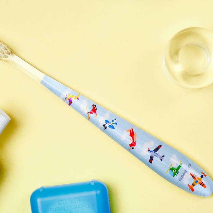 HAMICO -Innovative Toothbrush - Wholesale Toothbrush - Kids & Baby - Kids & Toddler Toothbrush - Airplanes | 6 Individual packs2