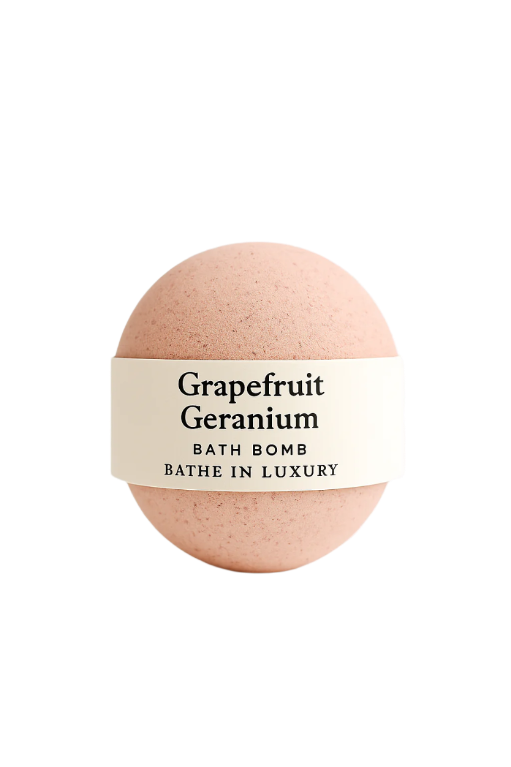 Bathe in Luxury - Wholesale Bath Bomb/Fizz - Grapefruit Geranium Bath Bomb – Bright & Floral Fizzy Soak | Uplifting & Balancing0