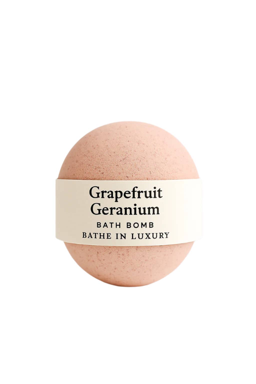 Bathe in Luxury - Wholesale Bath Bomb/Fizz - Grapefruit Geranium Bath Bomb – Bright & Floral Fizzy Soak | Uplifting & Balancing