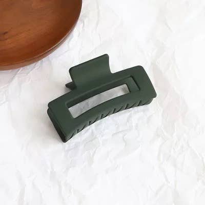 Kitten Claws Clips – Großhandel Haarclip – Damen – FOREST GREEN* Klauenclip, Größe M1