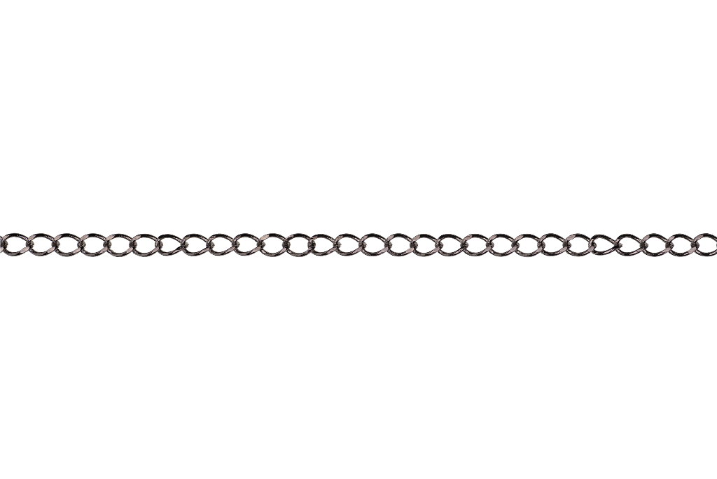 Continental Beads - Wholesale Craft Supplies - Curb Chain Size Small - Multiple Finishes Available - Measures 4mm - Sold by the Foot - CH 1503