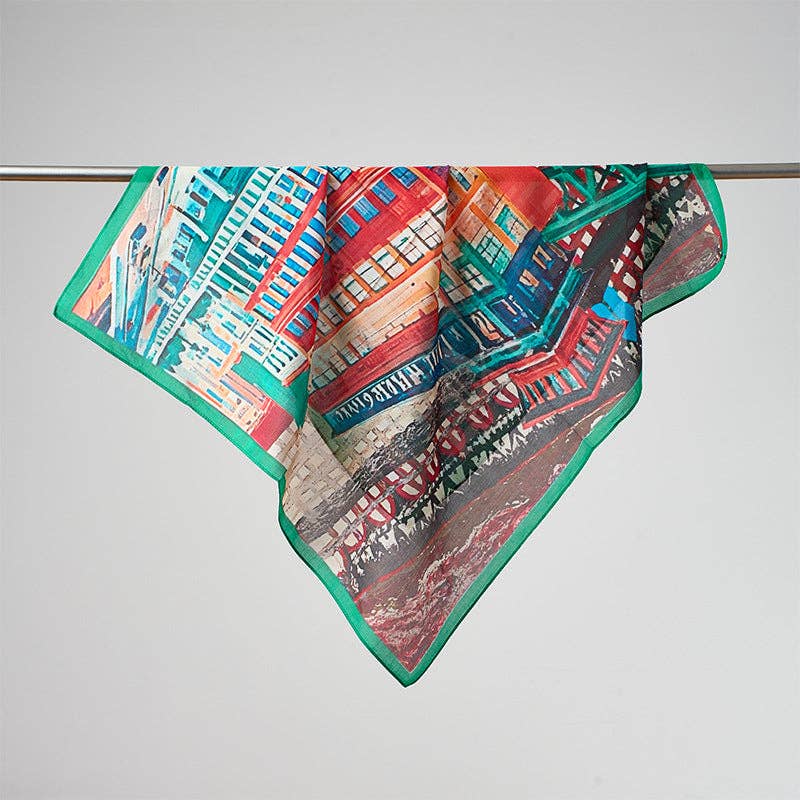 Marayn - Vendita all'ingrosso Sciarpa - Donna - Sciarpa in Misto Seta Leggera Primavera Estate Versatile80