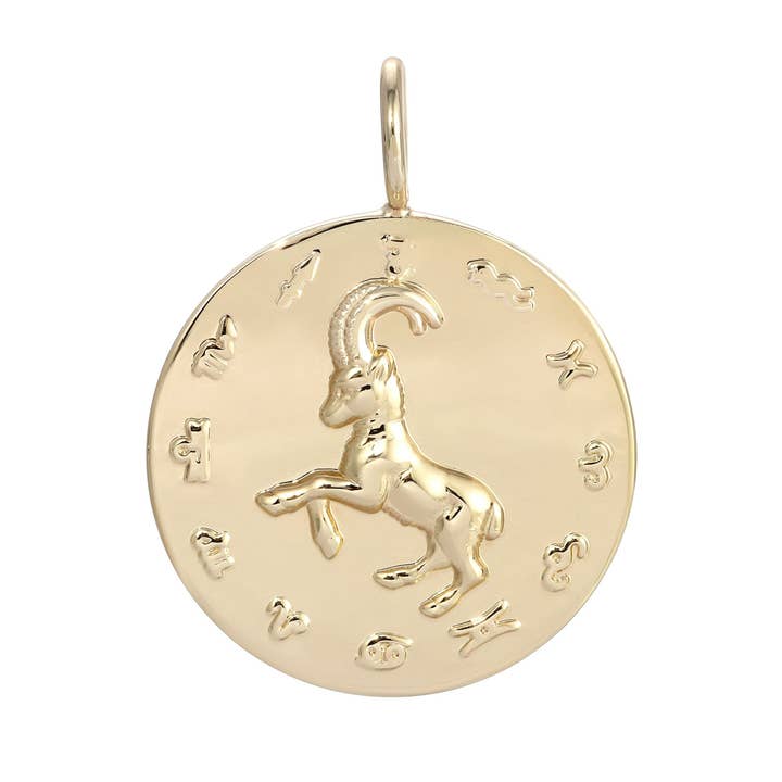 Pendentif Zodiaque Capricorne pour la vente par Eklexic