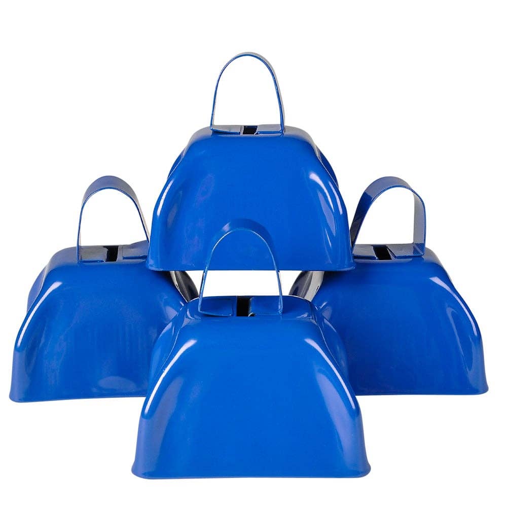 3" BLUE METAL COWBELL LLB kids toys and other Wholesale cow bells for your store trending on Faire.