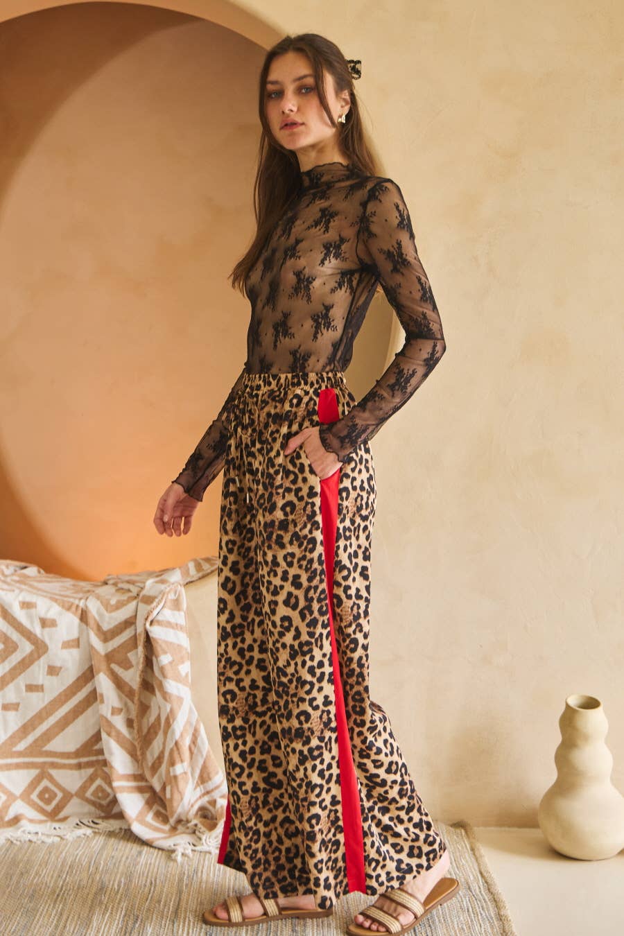 Oddi - Wholesale Pants - Women's - Leopard Printed Pants2