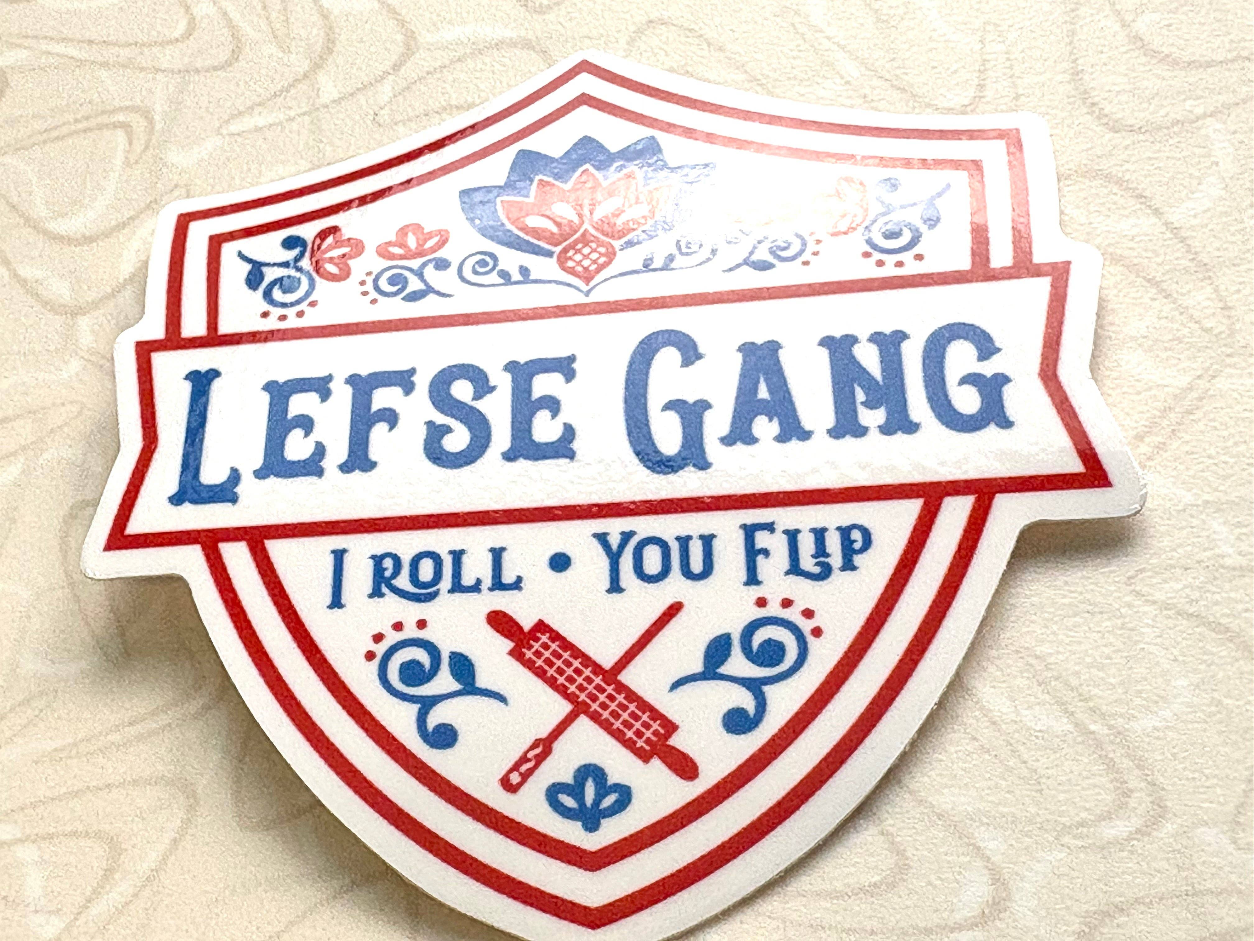 Beckamade - Wholesale Sticker - Lefse Gang Shield Style Sticker3
