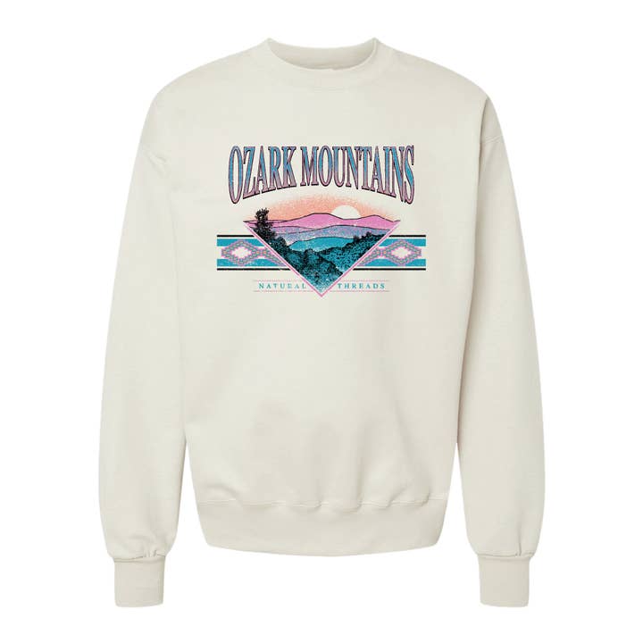 Old School Ozarks - Sweatshirt (Sand) for wholesale by Natural Threads