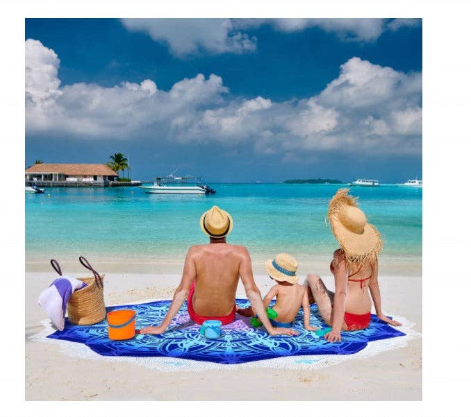 VIGOR - Wholesale Beach Towel - High Quality Round Bohemian Blanket Hippie Indian Throw Blan6